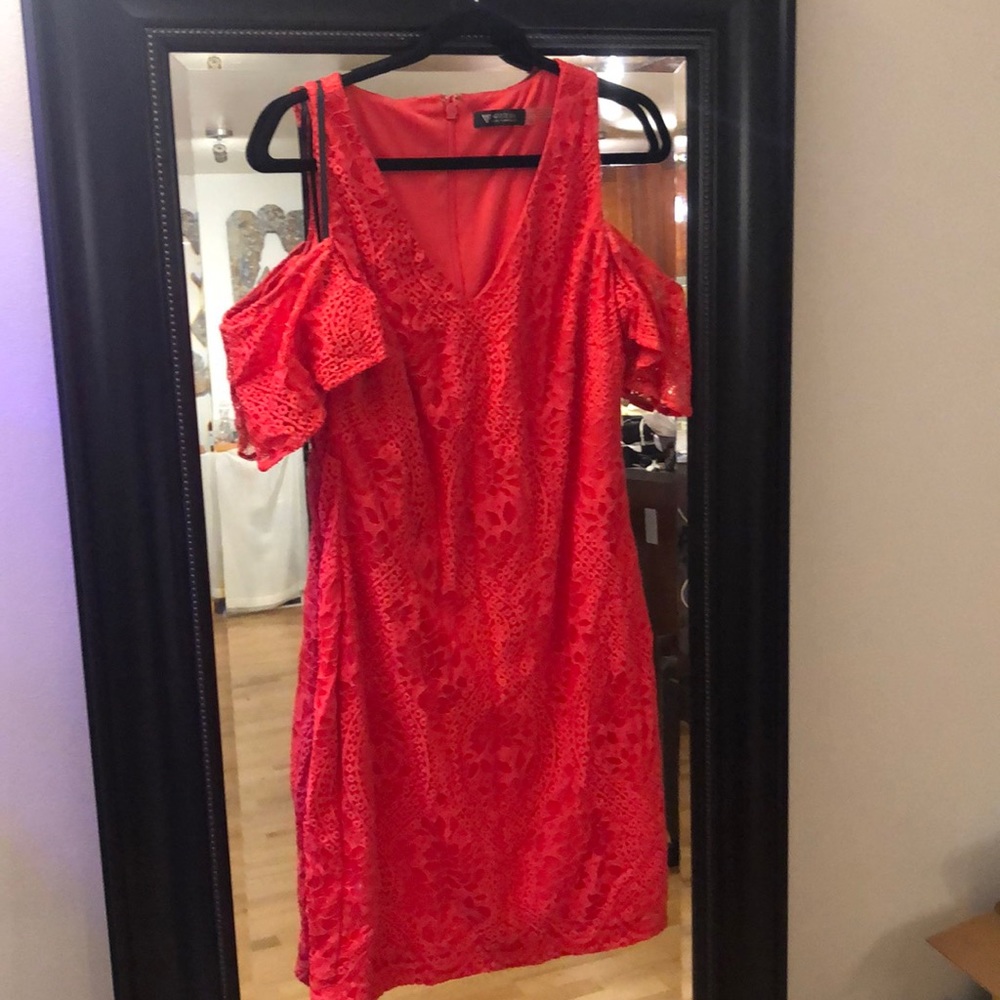Guess Red Holiday dress